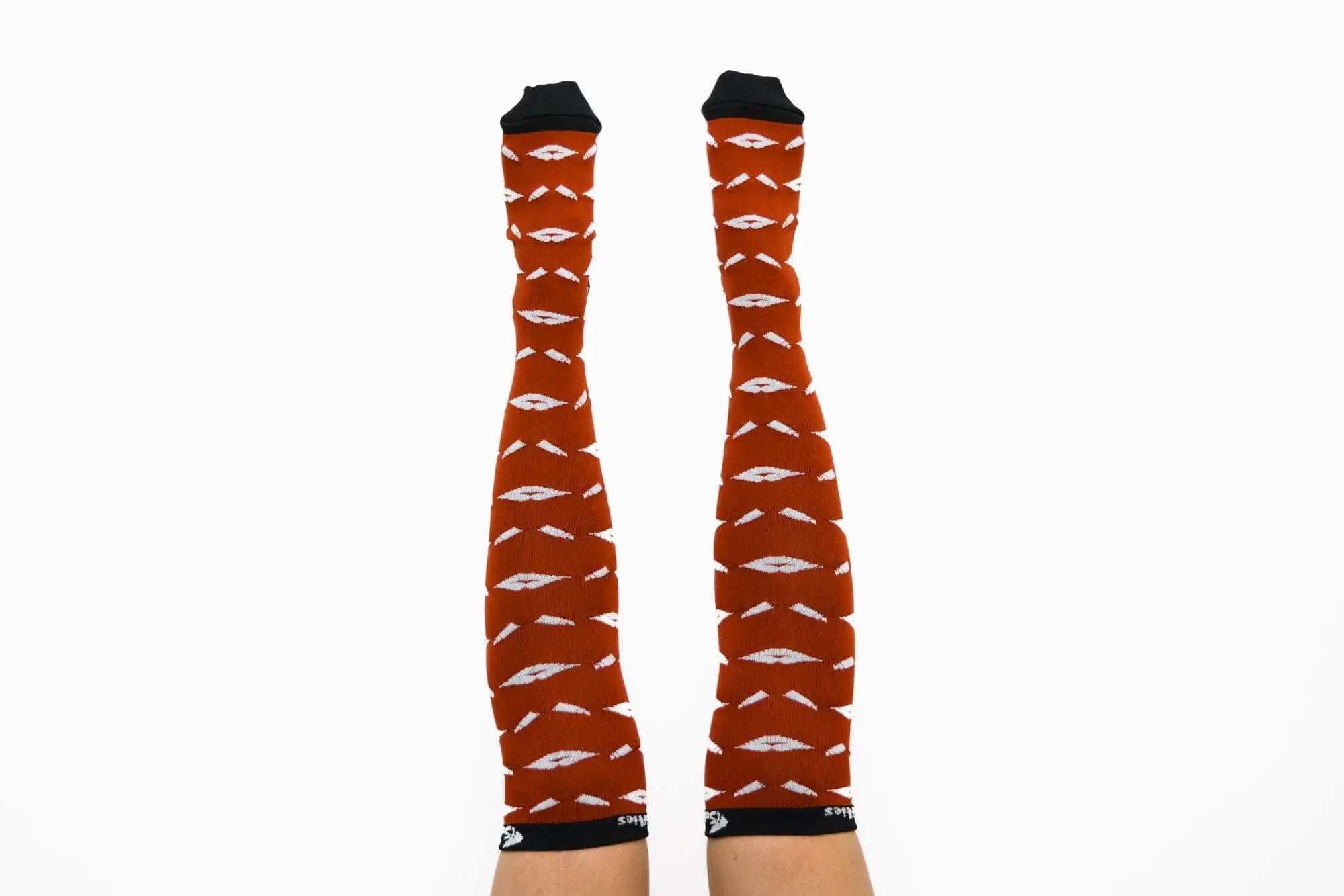 Softies Women's Fashion Lipstick Nursing Socks LIPS01 - City Workwear